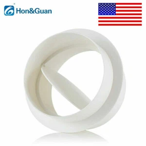 Hon&Guan 5"/6" ABS Backdraft Damper Wind Blocker For Inline Duct Fan Exhaust Fan - Picture 1 of 6