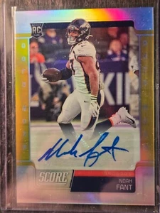 NOAH FANT 2019 CHRONICLES SCORE GOLD ZONE PRIZM RC /50 IOWA HAWKEYES SP - Picture 1 of 2