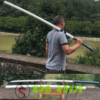 "Espada samurai japonesa hecha a mano 61"" Katana Damasco acero hoja afilada espiga completa" Foto 1 de 4