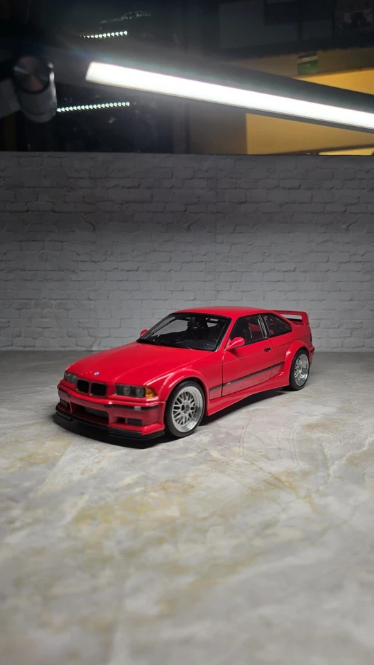 Rare BMW E36 M3 GTR 3 Series RES UT Models Diecast Car Model 1:18 1/18 Scale - Image 1 of 4