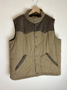 Red Head Ranch XL Vest Canvas Duck Chore Barn Brown Puffer Hunting Carpenter - Picture 1 of 4