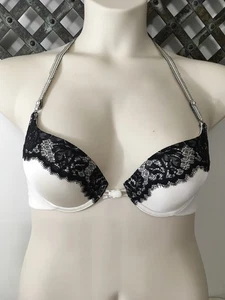 LILY OF FRANCE 2er Set gepolsterte Bügel Push Up BHs verstellbare Träger Größe 34 - Bild 1 von 19