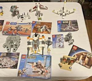 Lego Star Wars Mini Ship Lot Plus miscellaneous, Not Complete. - Picture 1 of 16