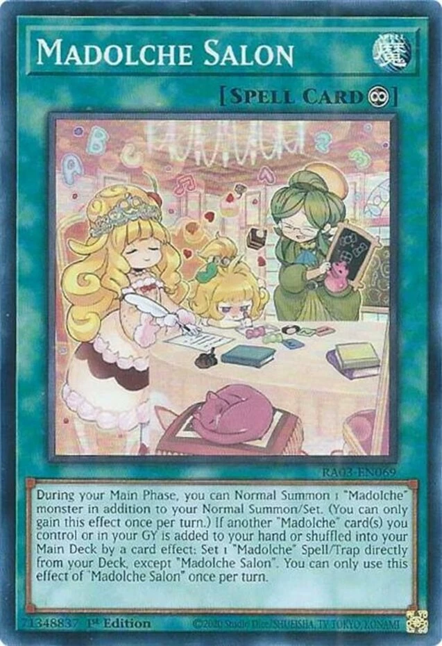 Madolche Salon - RA03-EN069 - Super Rare - 1st Edition Near Mint Yugioh! Card - Image 1 of 1
