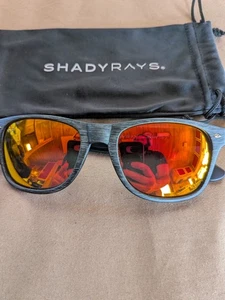 Shady Rays Legno Classico Nero Infrarosso Quadrato Cl-51s Polarizzato - Foto 1 di 6