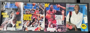 1989-1990 Michael Jordan Sports Illustrated Lot of 3 Magazines and 1 Catalog - Picture 1 of 16