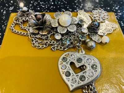 Hancrafted Unique  Statement Necklace - Image 1 of 4