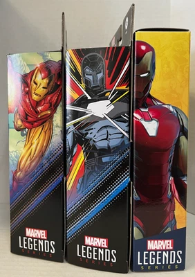 Lote de 3 Leyendas Marvel ~ Iron Man ~ Máquina de Guerra ~ Hasbro ~ SIN ABRIR ~ NUEVO ~ Foto 1 de 4