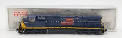Kato 176-3601 N Spirit of America C44-9W Diesel Loco #7812-CharlieHopkins Custom - Image 1 of 4