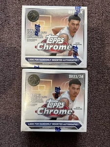 2023-24 Topps Chrome NBA Basketball Mega Monster Box Wemby RC Year lot of 2 - Picture 1 of 8