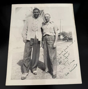 Joe Louis Photo with Amateur Boxing Coach Bill Stewart Detroit Original READ - Picture 1 of 6