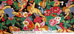 EDICIONES NAVIDEÑAS TELA NAVIDAD POR FABRI QUILT INC ÁNGELES 2 YARDAS X 44" ALGODÓN - Imagen 1 de 5