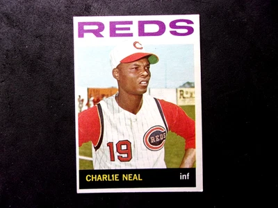1964 TOPPS #436 CHARLIE NEAL..NO CREASES..REDS - Image 1 of 2