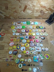 Vintage Pin Badges Bundle Advertising Charity Tourist Child's Days Out X 126 - Foto 1 di 18