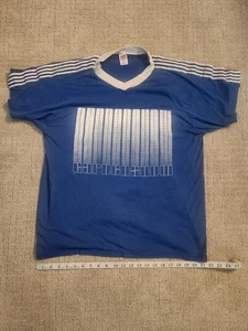 SOFFE V-Neck Ringer Garden Show T-Shirt 90er Vintage XL Fußball Trikot USA - Bild 1 von 6