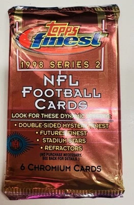 1998 Topps Finest Series 2 Football Sealed Hobby (1) Pack 🔥 Peyton Manning RC - Image 1 of 2