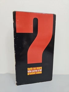 Faith No More - Who Cares A Lot (VHS, 1999) VHS- Tested - Foto 1 di 3