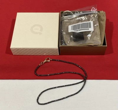 复古 MILOR 意大利 BRONZE 赤铁矿石串珠链项链 20.5 英寸全新带盒 — 第 1/4 张图片