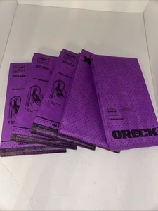 5 Genuine Oreck Type CC HEPA Upright Vacuum Cleaner Bags AK1CC6H Purple Open pac - Picture 1 of 5