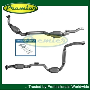 Premier Left Catalytic Converter + Fitting Kit Fits Mercedes M-Class 3.2 3.7 - Picture 1 of 9
