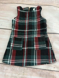 Vestido a Cuadros para Niñas Pequeñas GB Navidad Vacaciones Elegante Cremallera Bolsillo Talla 3t - Imagen 1 de 5