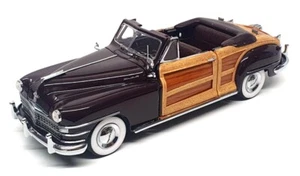 Danbury Mint 1/24 Scale DM662M - 1948 Chrysler Town & Country - Deep Maroon - Picture 1 of 5