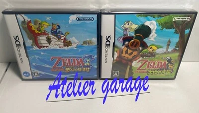 New DS The LEGEND OF ZELDA Mugen no Sunadokei & Daichi no Kiteki 2 Set Japanese - Image 1 of 4