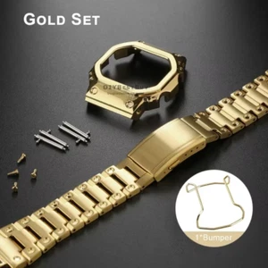 Kit de reacondicionamiento de aleación de titanio Mod para Casioak DW5600 DW5610 GW-M5610 reloj de metal Beze - Imagen 1 de 21