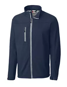 CUTTER & BUCK MQO00055 - Clique Men's Telemark Softshell, Dark Navy - Picture 1 of 1