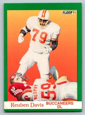 1991 Fleer - #372 Reuben Davis - Image 1 of 2