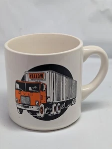 Gelber Fracht Kaffeebecher Logistik Trucking System GMC Astro Cabover Aktion - Bild 1 von 7