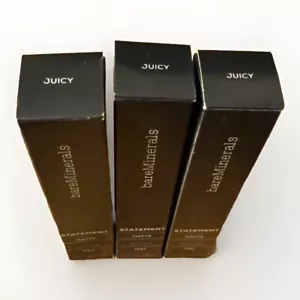 Lote de 3: Color de labios líquido mate BareMinerals llamativo color jugoso - Imagen 1 de 5
