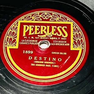 Rudolfo Mendiolea Trio Armonico - Nada Pido / Destino. Peerless 10" 78rpm Bolero - Picture 1 of 6