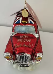 Radko Happy Christmas Hackney Cab 3 1/2" x 5" Beatles Ornament NEU - Bild 1 von 11