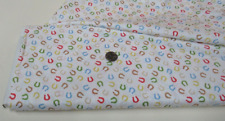 Freckle & Lollie quilt-craft fabric LUCKY HORSESHOE 2 yds (d-33) Howdy Pardner