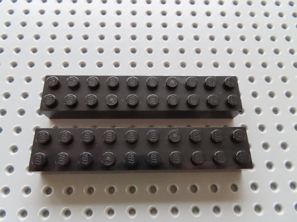 Lego 2 x Baustein Basic Stein 3006 schwarz    2x10 - Bild 1 von 1