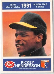 1991 Post Canadian #24 Rickey Henderson - Picture 1 of 2