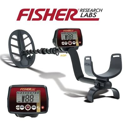 GARRETT Fisher Labs F22 Weatherproof Metal Detector with 11 Inch DD Weatherproof Coil