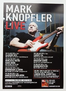 MARK KNOPFLER TOUR CONCERT FLYER 2010 UK Get Lucky Dire Straits Pop Rock Music - Bild 1 von 1