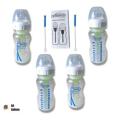 Dr. Brown's Natural Flow Anti-Colic Options+ Wide-Neck Baby Bottles 9oz 4pk - Image 1 of 4
