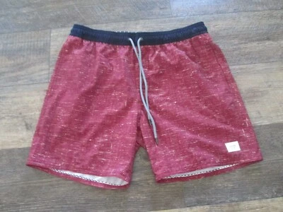 Pantalones cortos Globe para hombre talla 32 rojo con cordón liso Foto 1 de 3