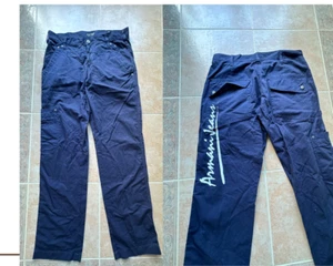 Pantalones de mezclilla A J Armani estampados pierna trasera azul marino pantalones mujer talla 30 - cintura 33 - Imagen 1 de 10