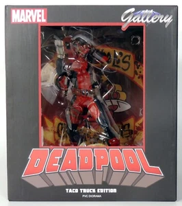 Deadpool Taco Truck Edition PVC Gallery Diorama Diamond Select Toys 2018 SEALED - Picture 1 of 7