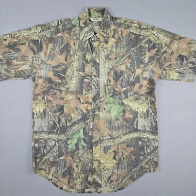 Vintage Redhead Realtree Shirt Large 100% Cotton Made In USA Short Sleeve Button - Image 1 of 4
