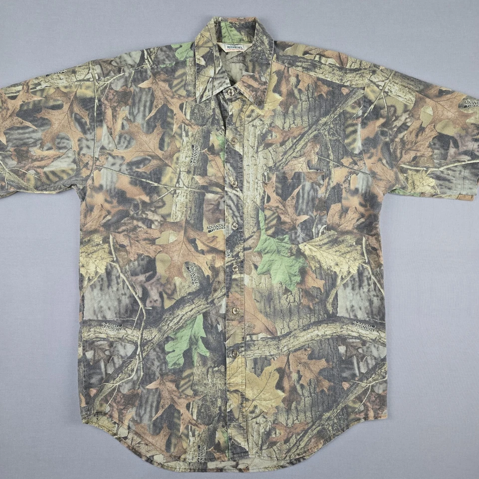 Vintage Redhead Realtree Shirt Large 100% Cotton Made In USA Short Sleeve Button - Image 1 of 4