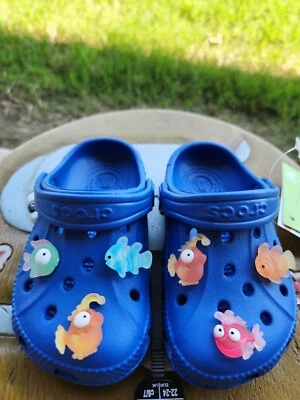 Crocs Clásico "Acuario" TOTALMENTE NUEVO Niño 6/7C Foto 1 de 2