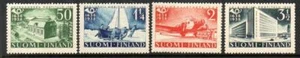 FINNLAND M/M 1938 SG326-9 Tercentenary of Finnish Postal Service - Bild 1 von 1