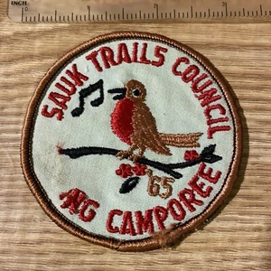 Rare Vintage Boy Scouts 1965 Sauk Trails Council Camporee patch - Picture 1 of 3