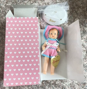 Vintage Effanbee Tinyette Doll Pink V667 Patsy Family 7" Vinyl Doll New - Picture 1 of 14