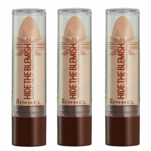 (3 Pack) NEW Rimmel Hide The Blemish Concealer (w/clear cap) Golden Beige - Picture 1 of 4